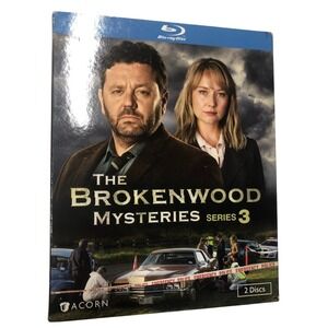 The Brokenwood Mysteries Series 3 Blu-ray Acorn Media 2-Disc Set NZ Crime Drama